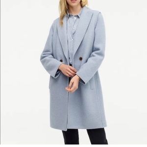 J.Crew Daphne Coat - Blue Sz 4